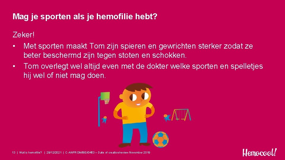 Mag je sporten als je hemofilie hebt? Zeker! • Met sporten maakt Tom zijn