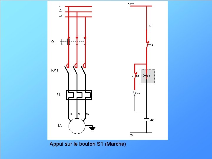 +24 V L 1 L 2 L 3 Q 1 F 1 KM 1