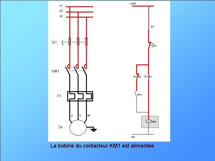 +24 V L 1 L 2 L 3 Q 1 F 1 KM 1