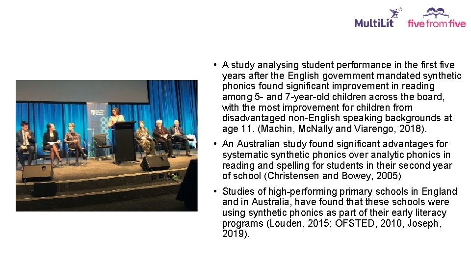  • A study analysing student performance in the first five years after the