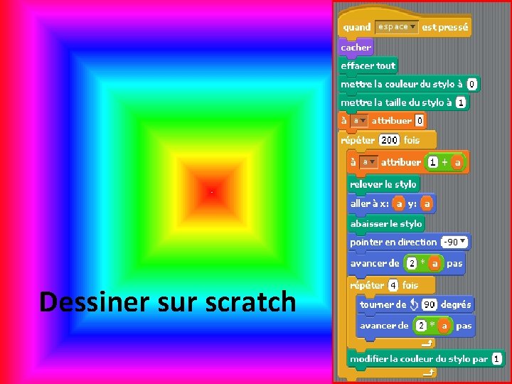 Dessiner sur scratch 