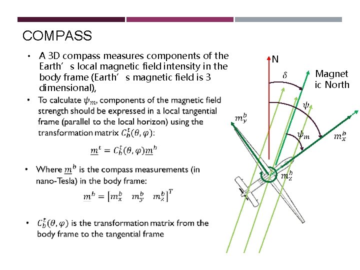 COMPASS • A 3 D compass measures components of the Earth’s local magnetic field COMPASS • A 3 D compass measures components of the Earth’s local magnetic field