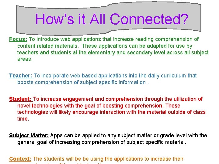Apps to Improve Reading Comprehension in the Classroom