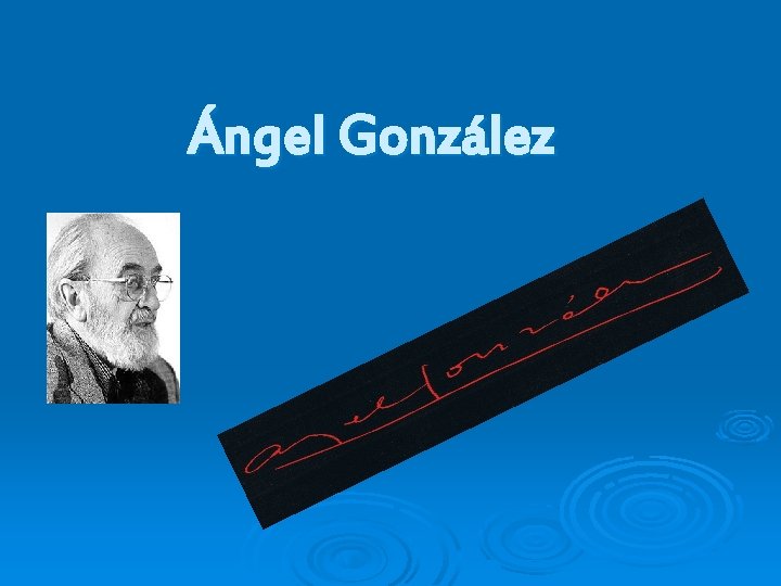 Ángel González 