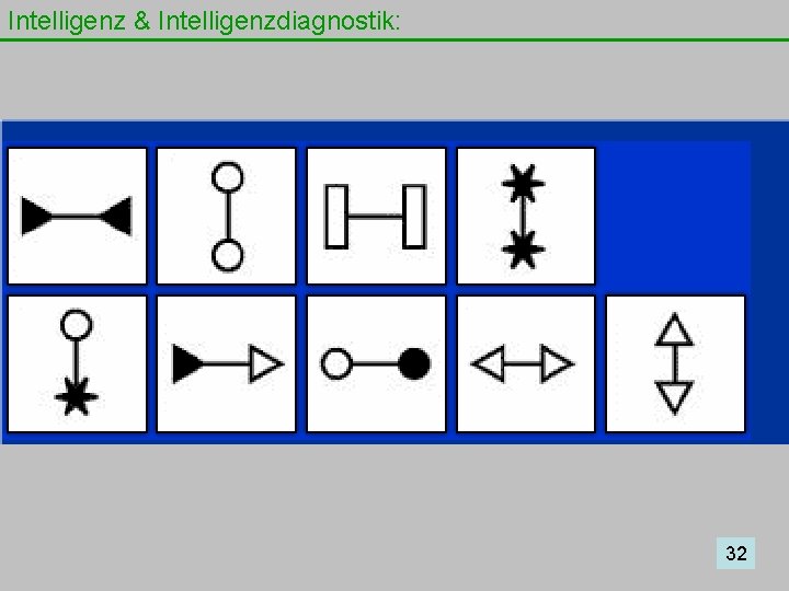 Intelligenz & Intelligenzdiagnostik: 32 