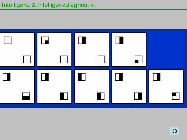 Intelligenz & Intelligenzdiagnostik: 33 