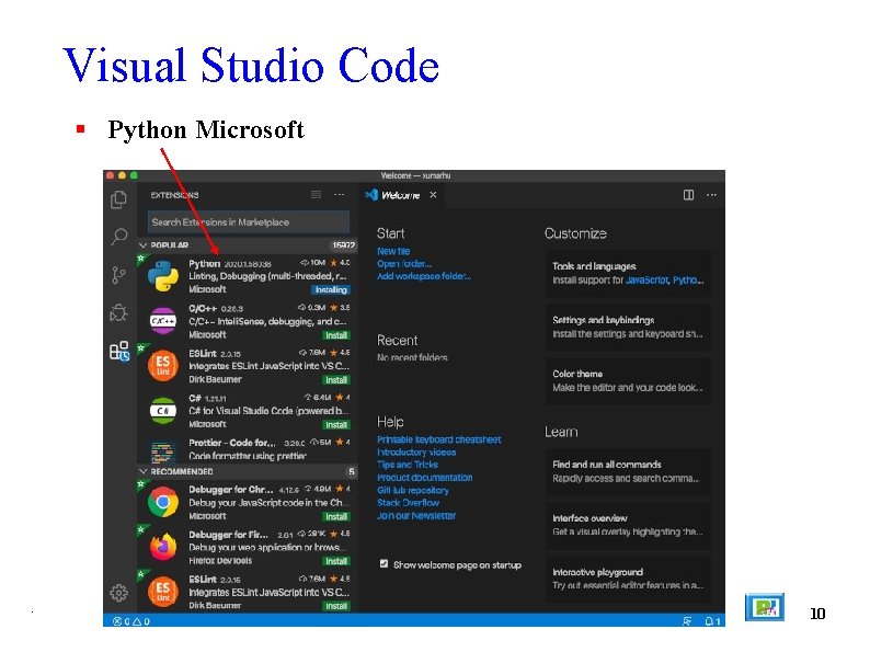 Visual Studio Code Python Microsoft . 10 