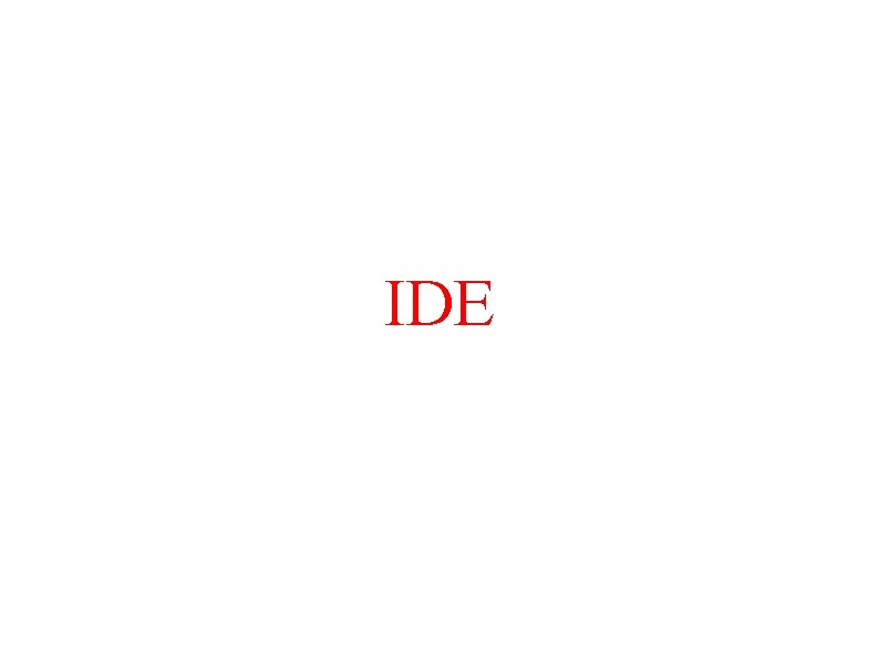 IDE 