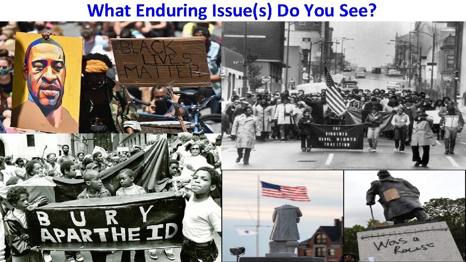 What Enduring Issue(s) Do You See? 