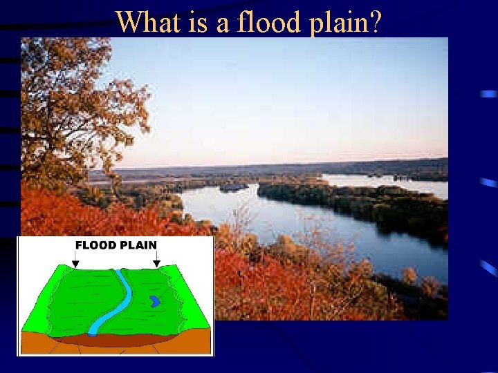 What is a flood plain? 