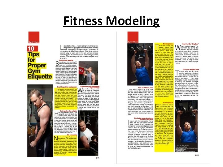 Fitness Modeling 