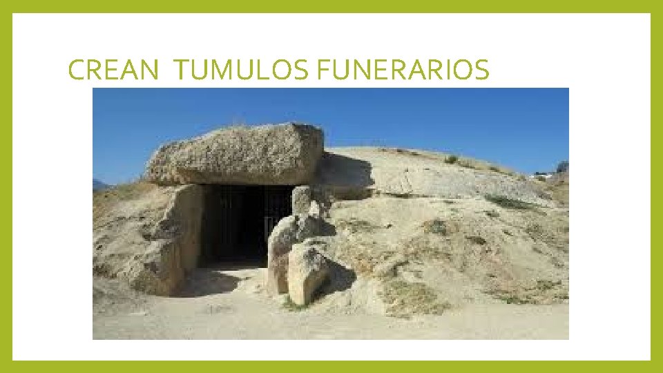 CREAN TUMULOS FUNERARIOS 