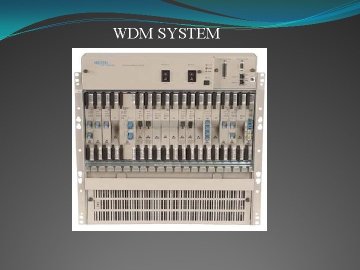 WDM SYSTEM 