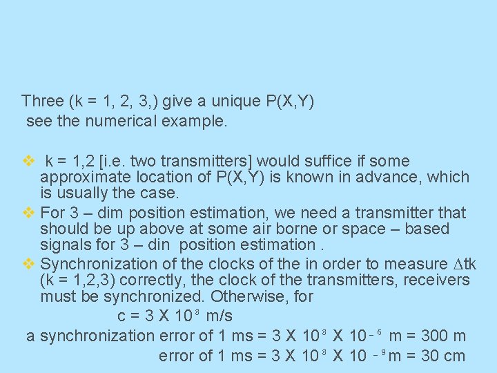 Three (k = 1, 2, 3, ) give a unique P(X, Y) see the