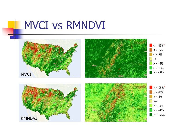 MVCI vs RMNDVI MVCI RMNDVI 