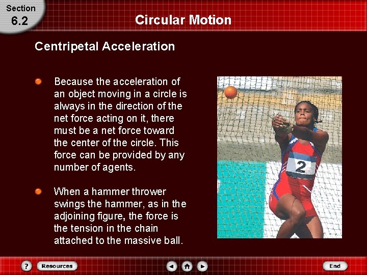 Section 6. 2 Circular Motion Centripetal Acceleration Because the acceleration of an object moving Section 6. 2 Circular Motion Centripetal Acceleration Because the acceleration of an object moving
