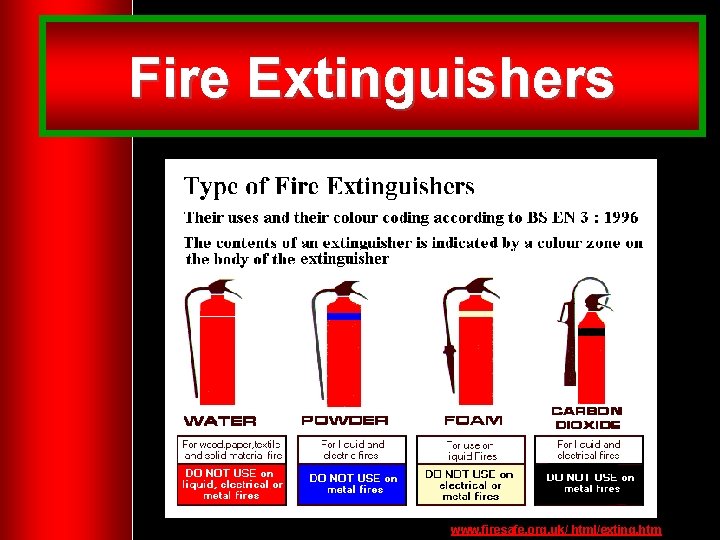 Fire Extinguishers www. firesafe. org. uk/ html/exting. htm 