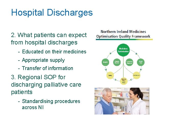 Hospital Discharges 2. What patients can expect from hospital discharges - Educated on their Hospital Discharges 2. What patients can expect from hospital discharges - Educated on their