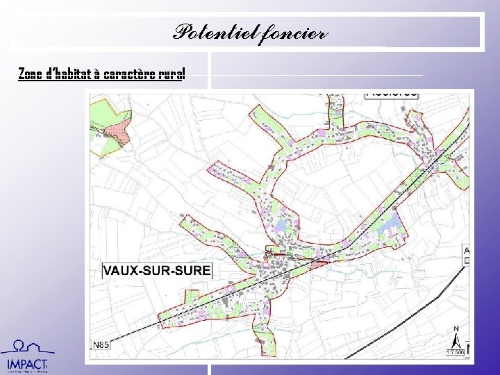 Potentiel foncier Zone d’habitat à caractère rural 