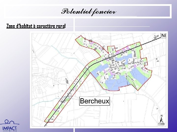 Potentiel foncier Zone d’habitat à caractère rural 