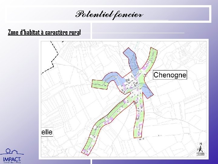 Potentiel foncier Zone d’habitat à caractère rural 