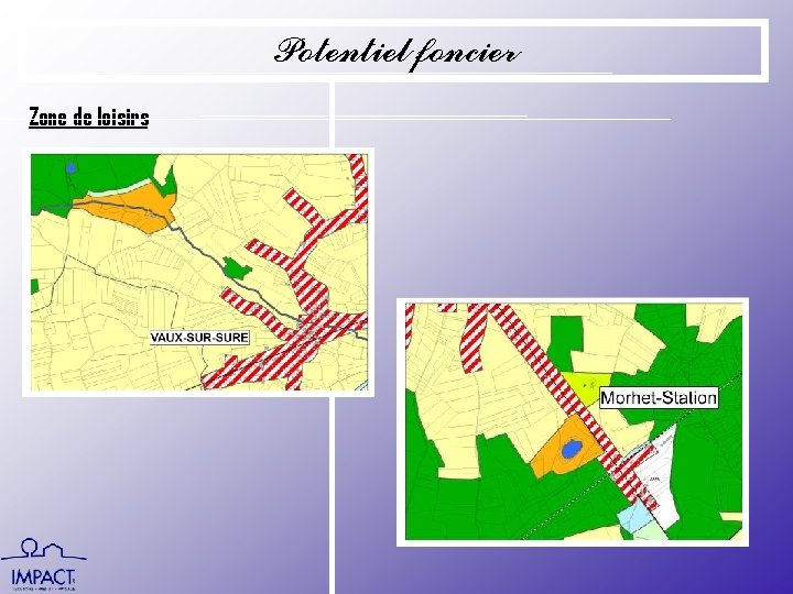 Potentiel foncier Zone de loisirs 