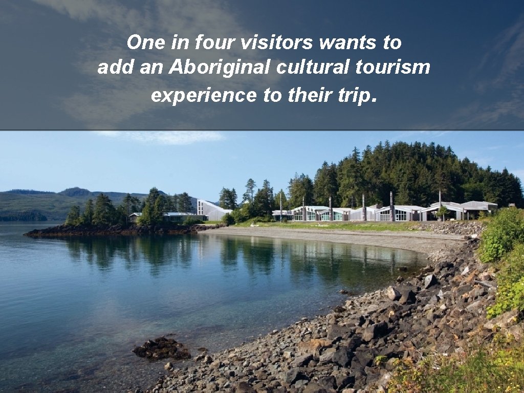 One in four visitors wants to add an Aboriginal cultural tourism experience to their