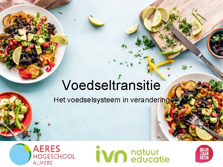 Voedseltransitie Het voedselsysteem in verandering 