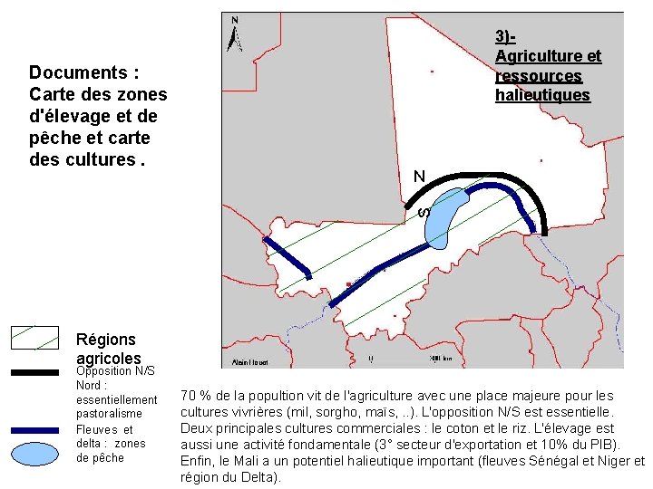 N S Documents : Carte des zones d'élevage et de pêche et carte des