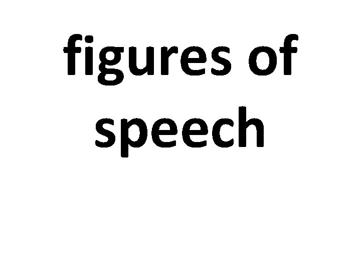 figures of speech 