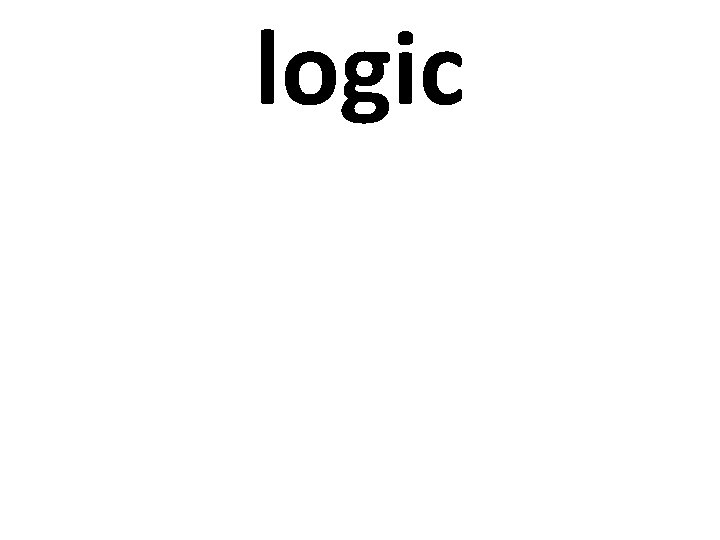 logic 