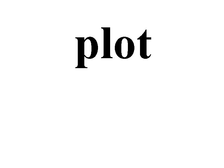 plot 