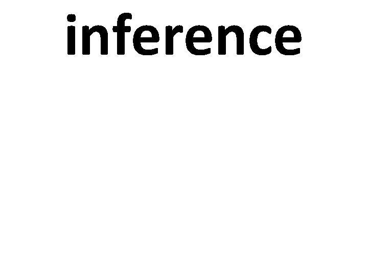 inference 