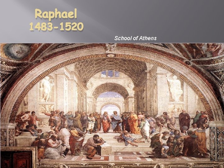 Raphael 1483 -1520 School of Athens 