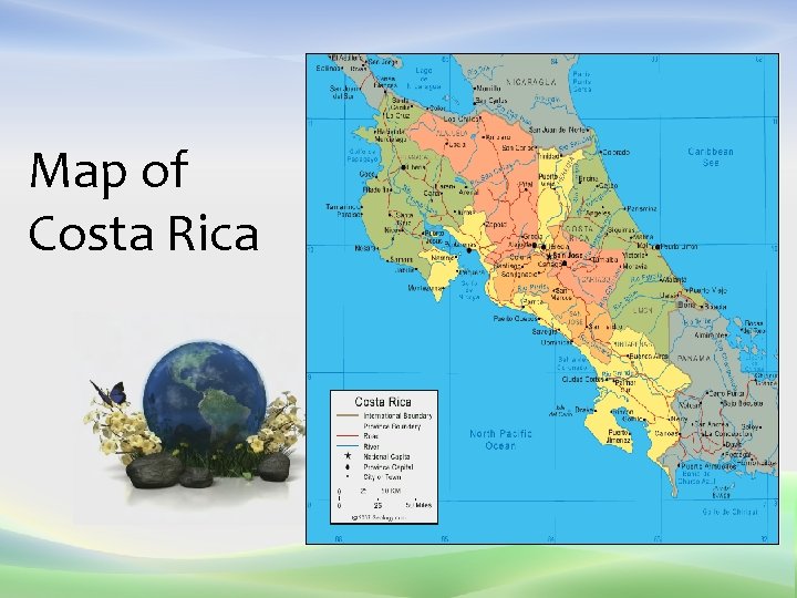 Map of Costa Rica 