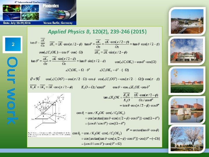 Applied Physics B, 120(2), 239 -246 (2015) 
