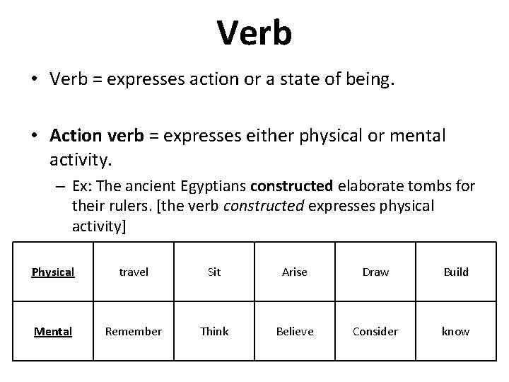 The What of a Verb Expresses Continuing Actions
