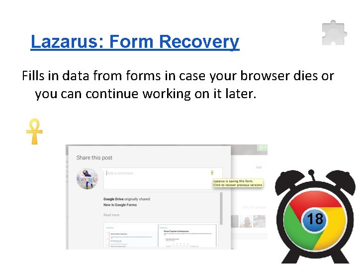 Lazarus: Form Recovery Fills in data from forms in case your browser dies or