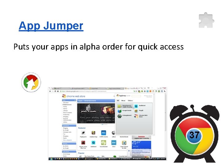 App Jumper Puts your apps in alpha order for quick access 37 