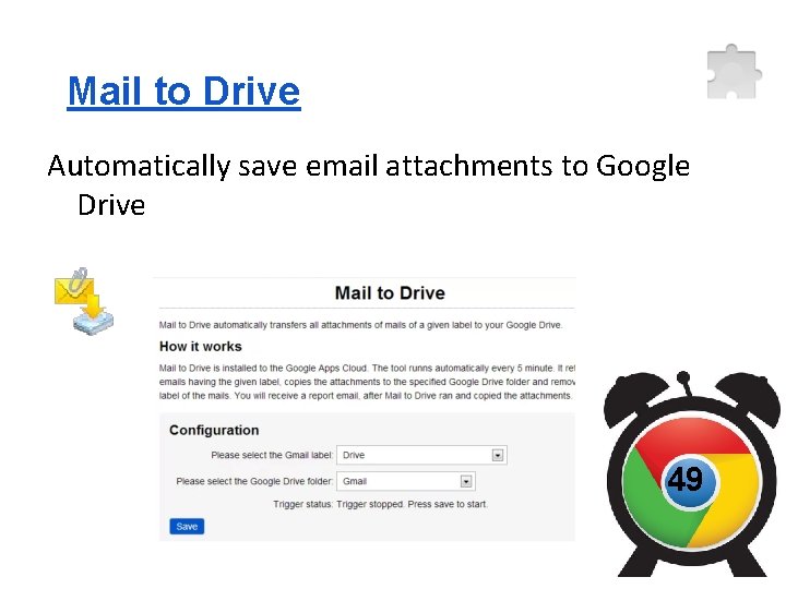 Mail to Drive Automatically save email attachments to Google Drive 49 39 