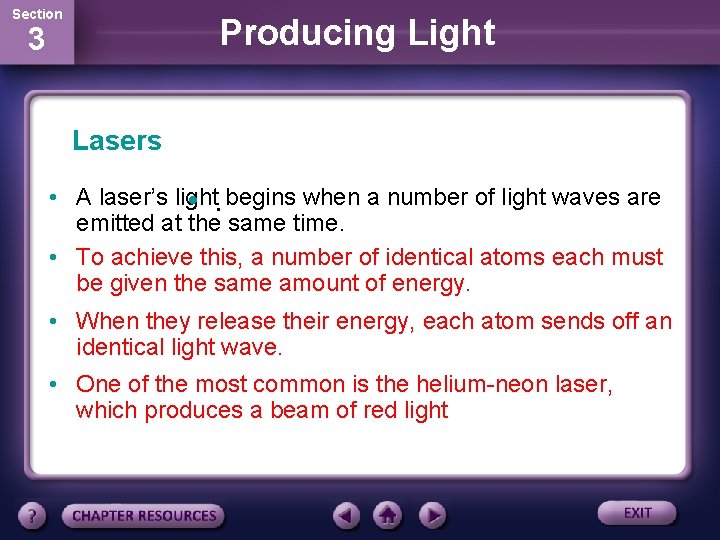 Producing Light Answer Key Section 3 Producing Light Incandescent Lights Most of
