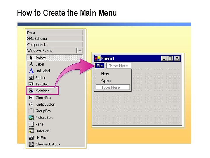 Module 8 Creating Windowsbased Applications Overview n Creating