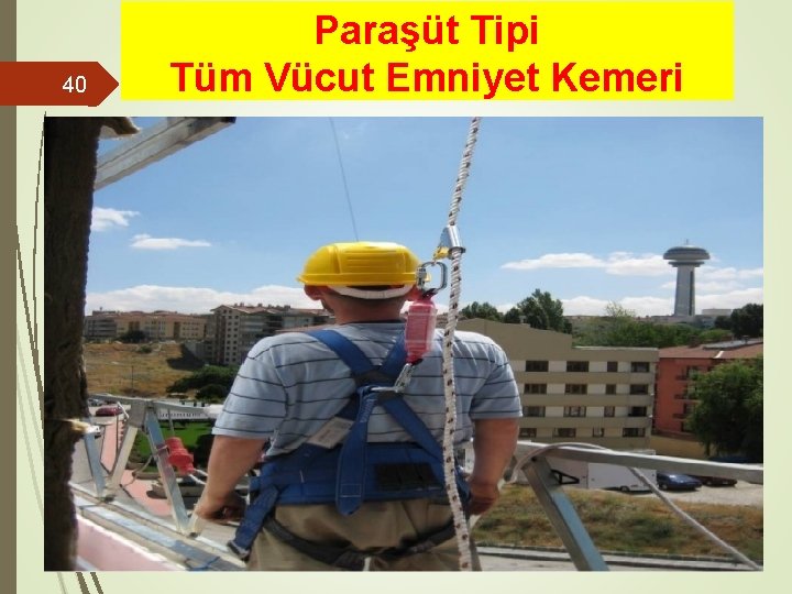 40 Paraşüt Tipi Tüm Vücut Emniyet Kemeri 