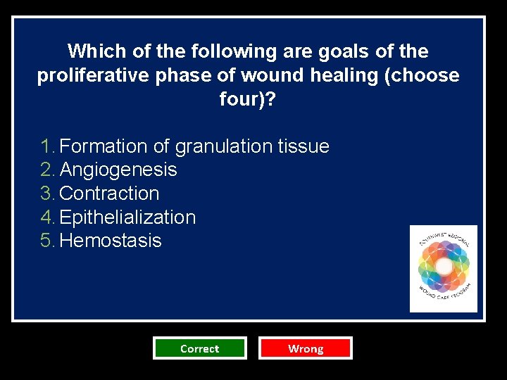 Which of the following are goals of the proliferative phase of wound healing (choose Which of the following are goals of the proliferative phase of wound healing (choose