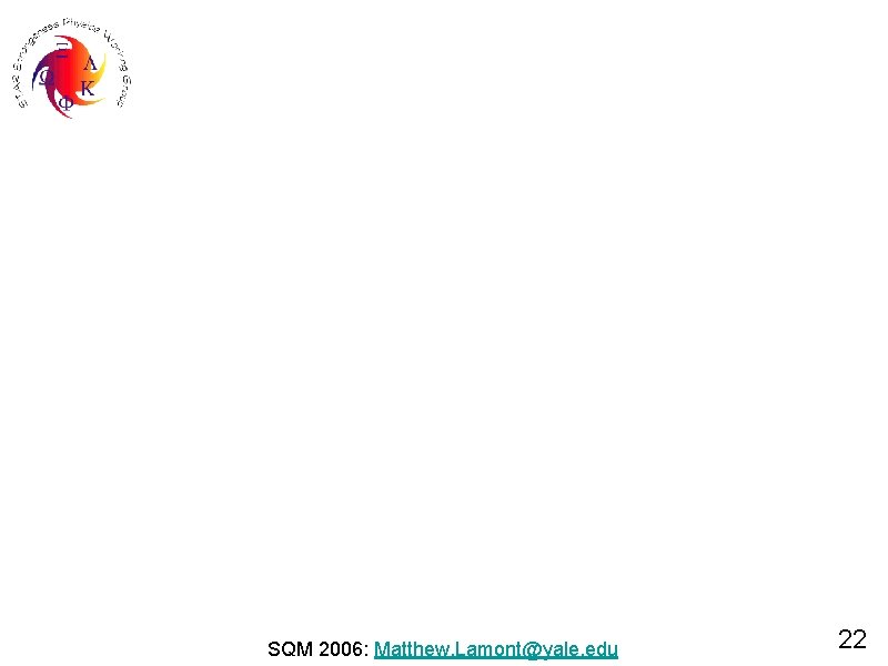 SQM 2006: Matthew. Lamont@yale. edu 22 