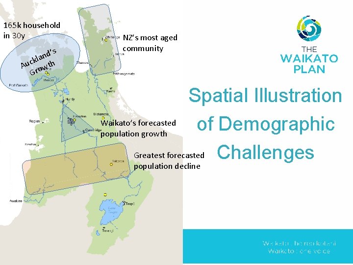 165 k household in 30 y d’s n a kl Auc owth Gr NZ’s