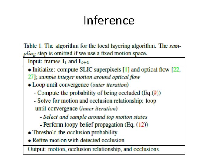 Inference 