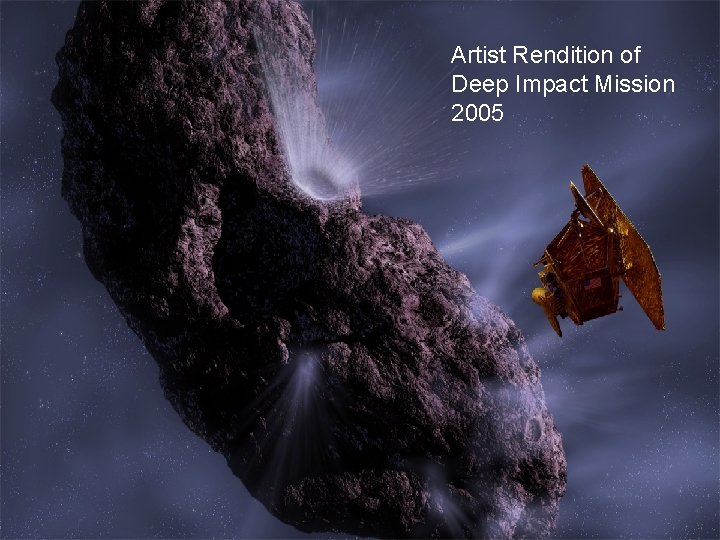 Artist Rendition of Deep Impact Mission 2005 