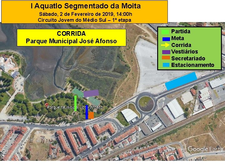 I Aquatlo Segmentado da Moita Sábado, 2 de Fevereiro de 2019, 14: 00 h