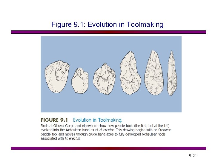 Figure 9. 1: Evolution in Toolmaking 9 -24 